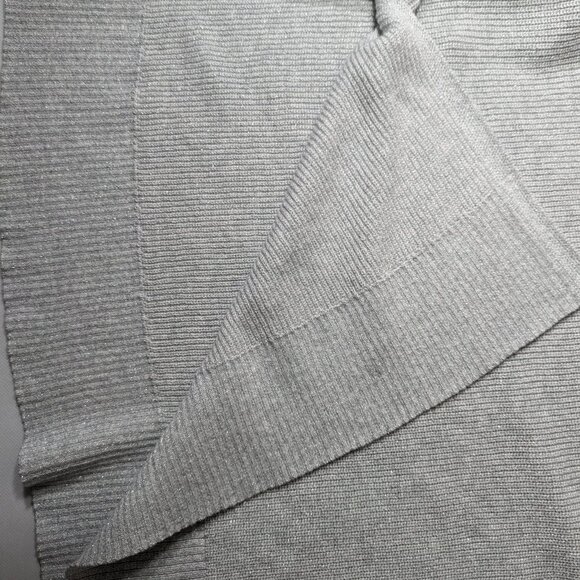 NEW Size XXS/XS Women's Tommy Bahama Shimmer Bonita Zip Poncho Sweater PearlGray - Picture 7 of 7